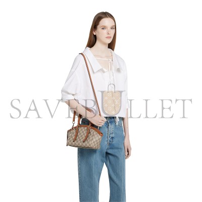 GUCCI GG EMBLEM SMALL TOP HANDLE BAG ‎839005 (31*17*12cm)